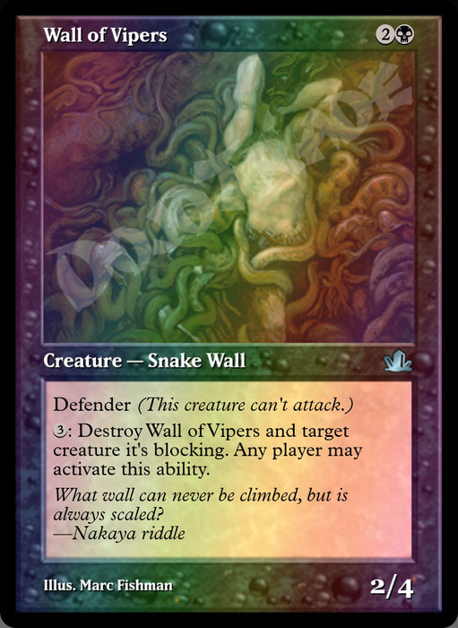 Wall of Vipers FOIL