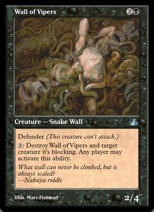 Wall of Vipers