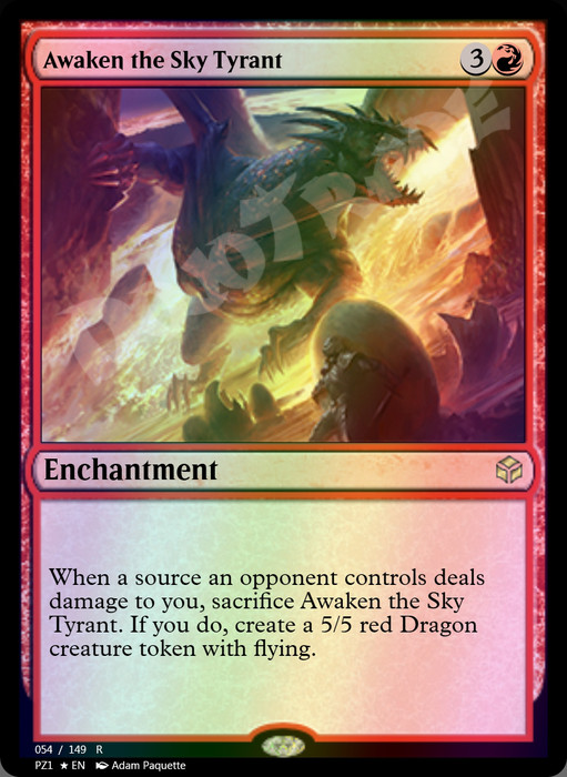 Awaken the Sky Tyrant FOIL