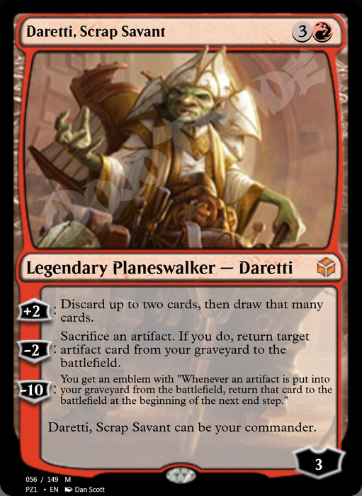 Daretti, Scrap Savant