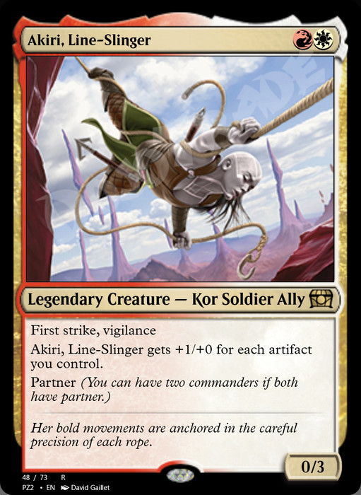 Akiri, Line-Slinger