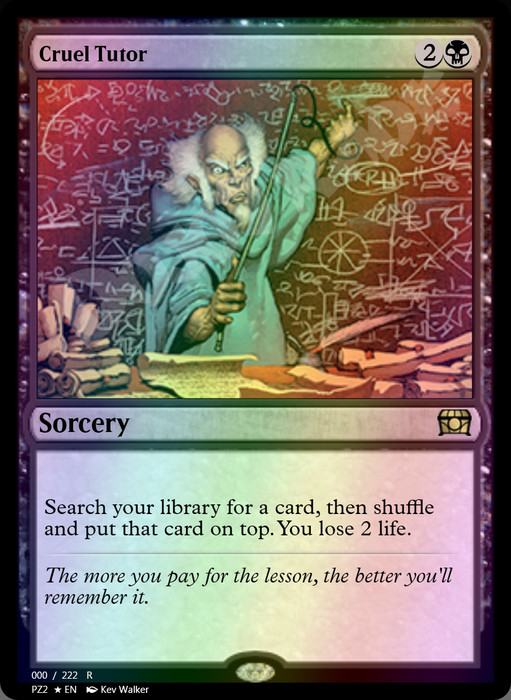 Cruel Tutor FOIL