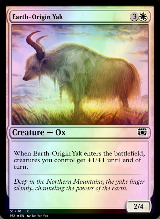 Earth-Origin Yak FOIL