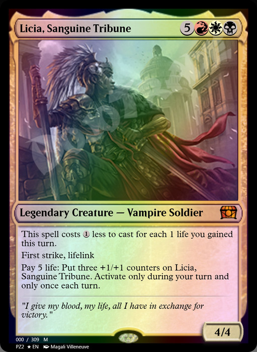 Licia, Sanguine Tribune FOIL