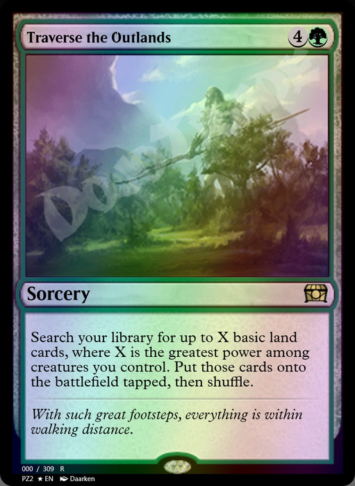 Traverse the Outlands FOIL