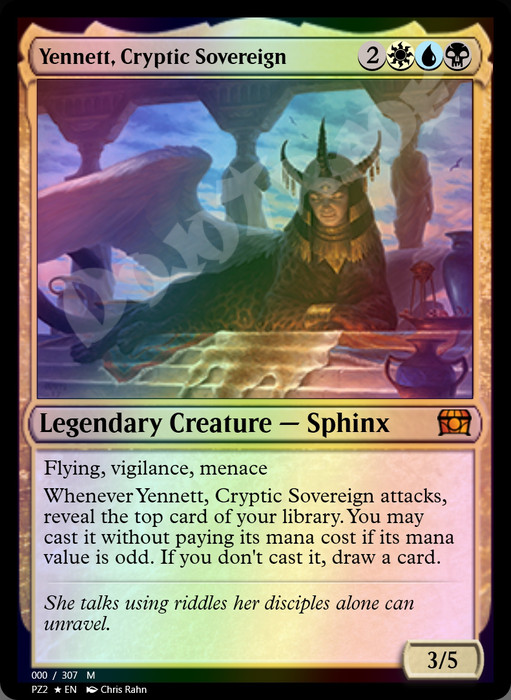 Yennett, Cryptic Sovereign FOIL