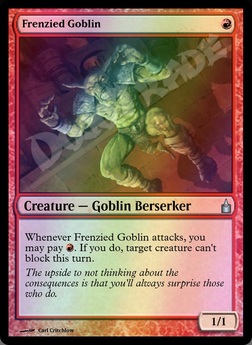 Frenzied Goblin FOIL