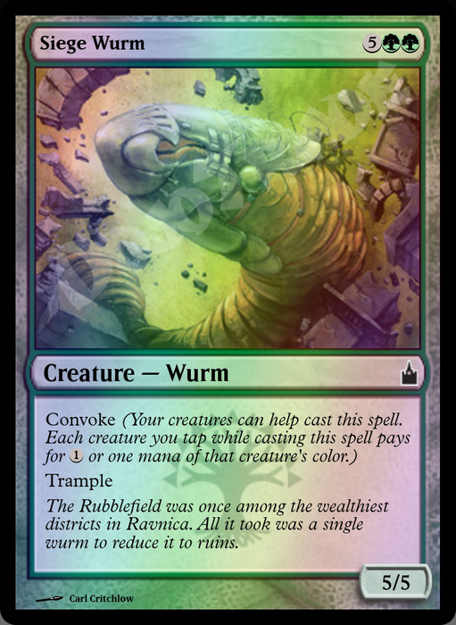 Siege Wurm FOIL