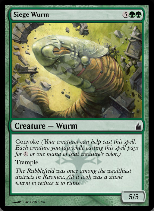 Siege Wurm