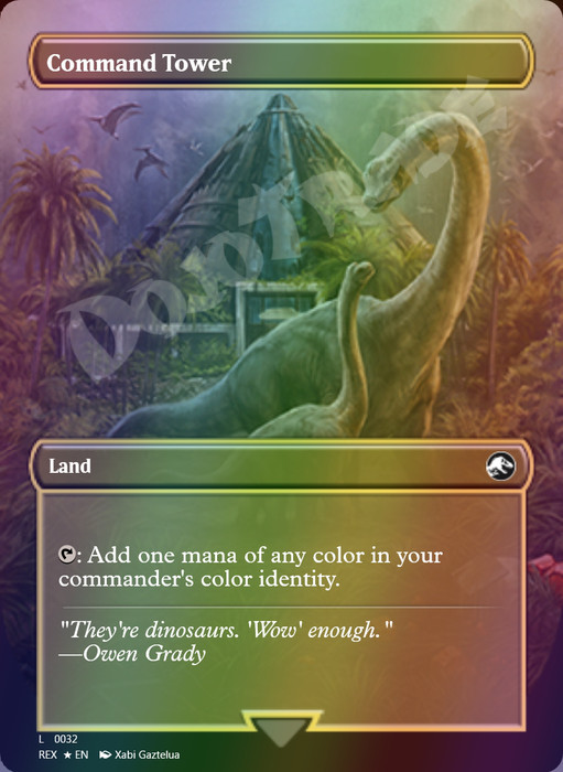 Command Tower (Borderless) FOIL