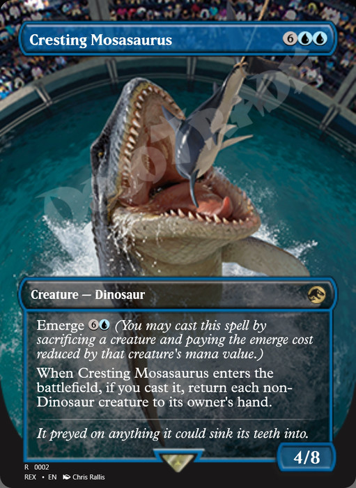 Cresting Mosasaurus