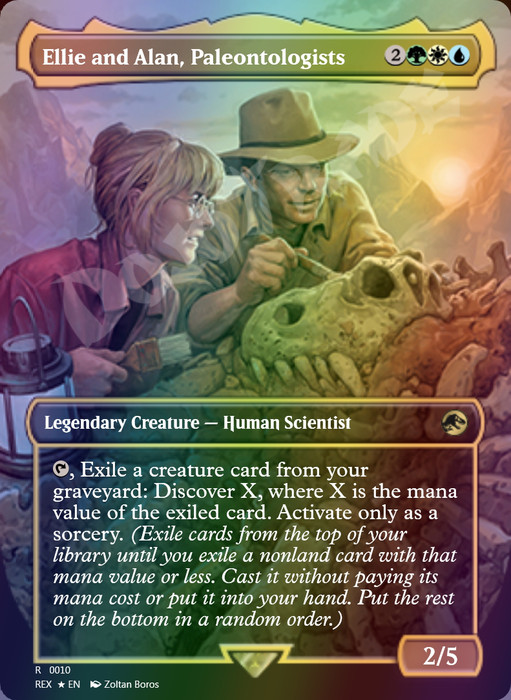 Ellie and Alan, Paleontologists FOIL