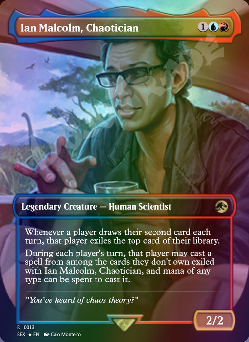 Ian Malcolm, Chaotician FOIL