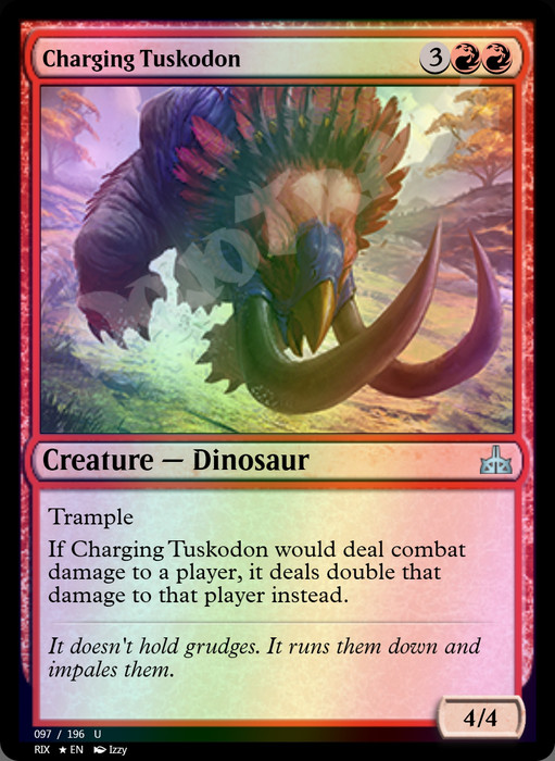 Charging Tuskodon FOIL