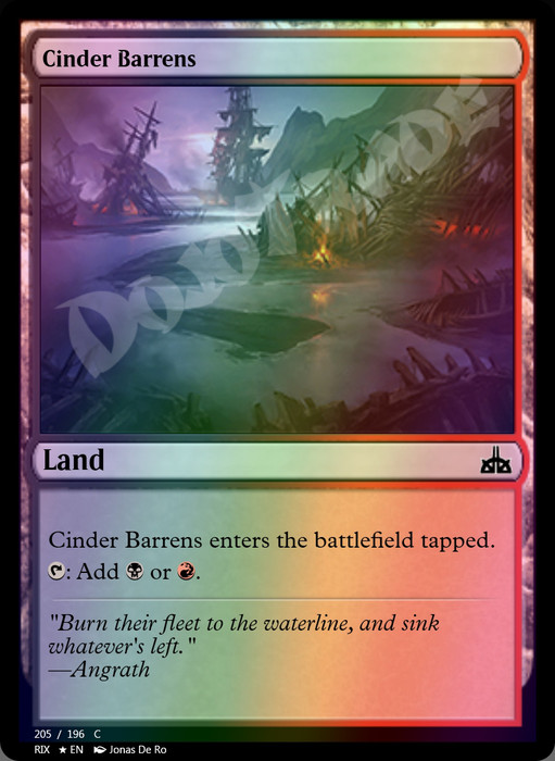 Cinder Barrens FOIL