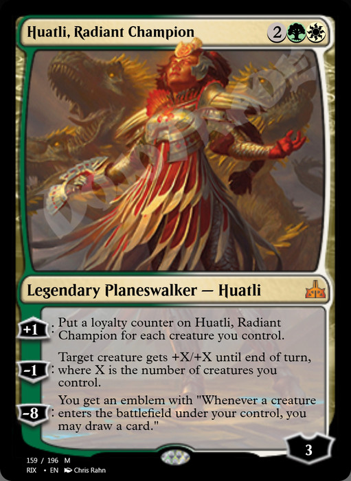 Huatli, Radiant Champion