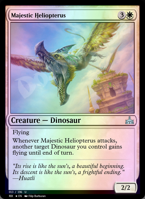 Majestic Heliopterus FOIL