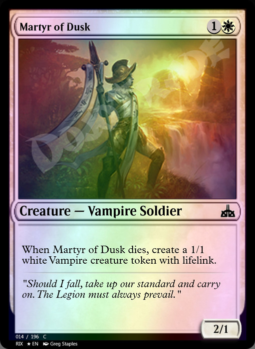 Martyr of Dusk FOIL