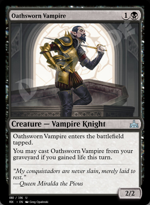 Oathsworn Vampire