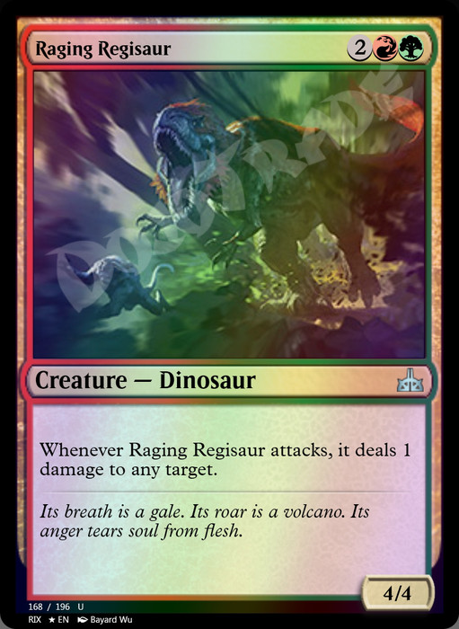 Raging Regisaur FOIL