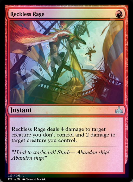 Reckless Rage FOIL