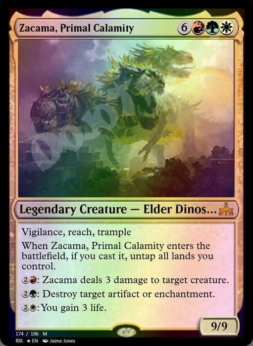 Zacama, Primal Calamity FOIL