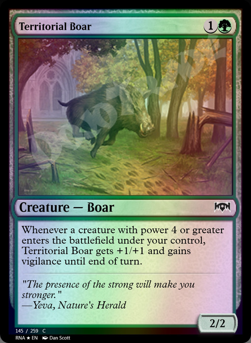 Territorial Boar FOIL