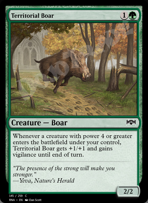 Territorial Boar