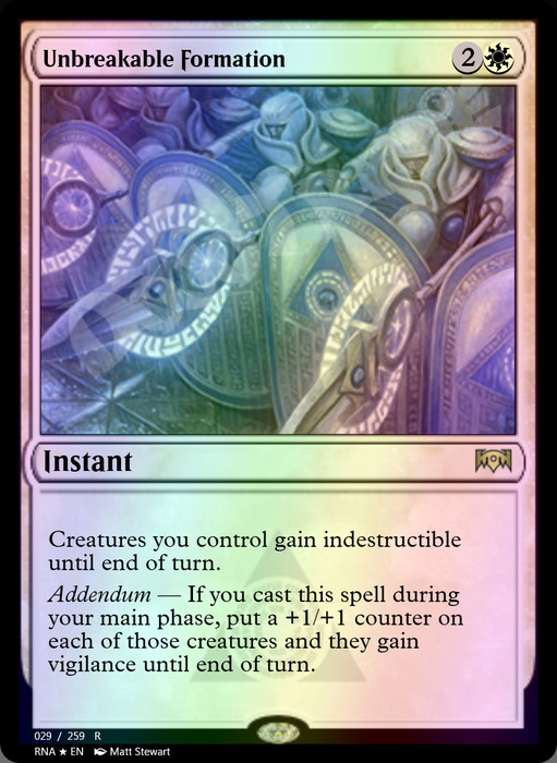 Unbreakable Formation FOIL