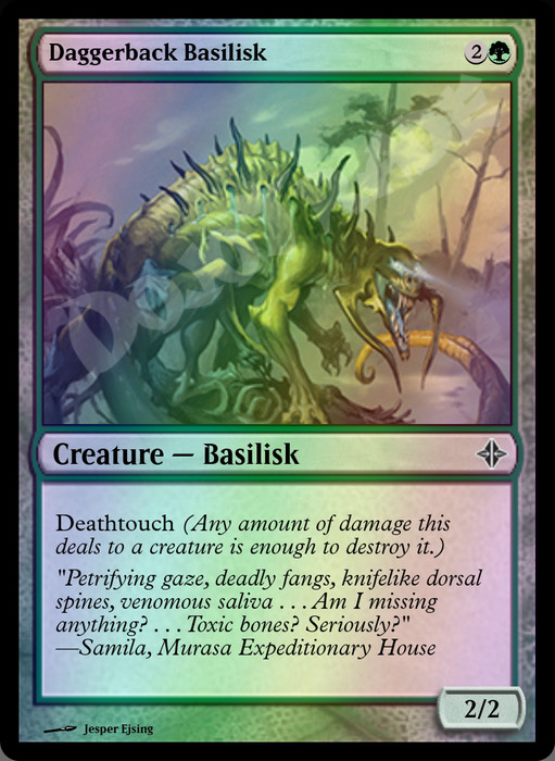 Daggerback Basilisk FOIL