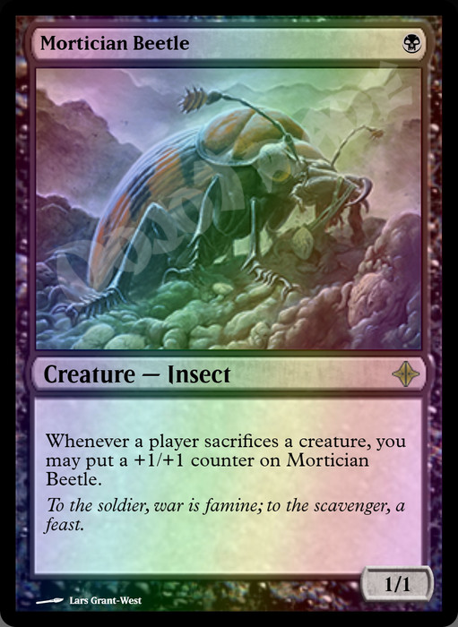 Mortician Beetle FOIL