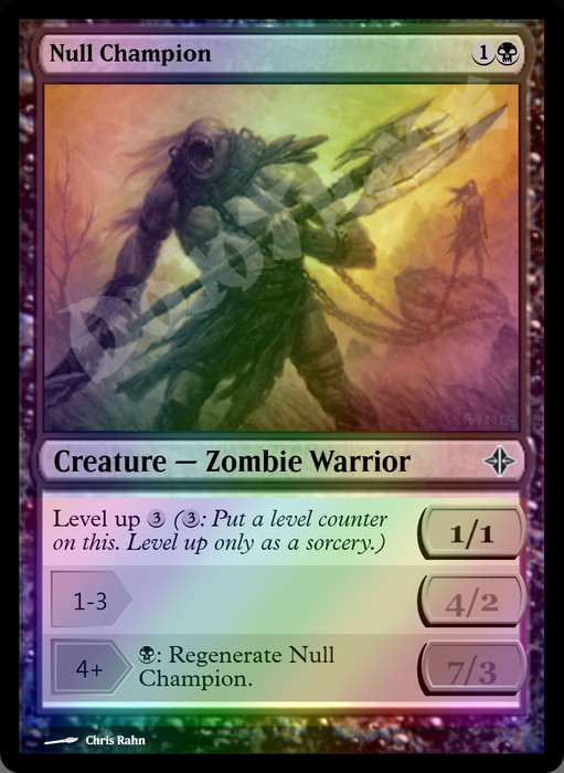 Null Champion FOIL