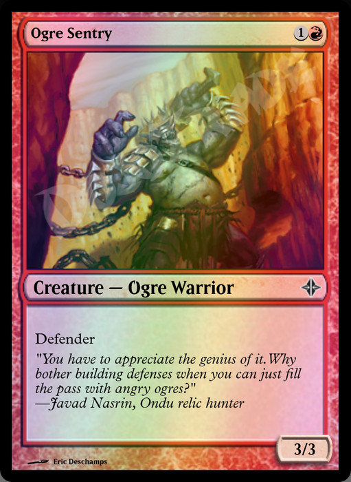 Ogre Sentry FOIL