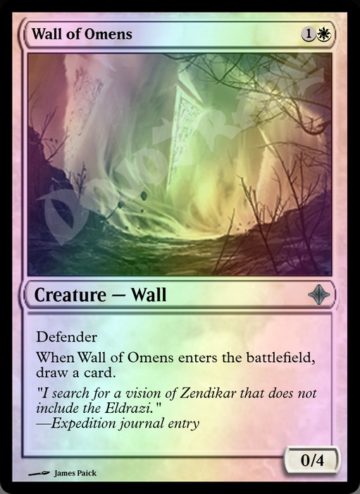 Wall of Omens FOIL