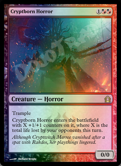 Cryptborn Horror FOIL