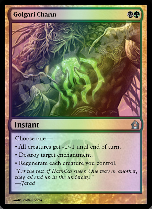 Golgari Charm FOIL