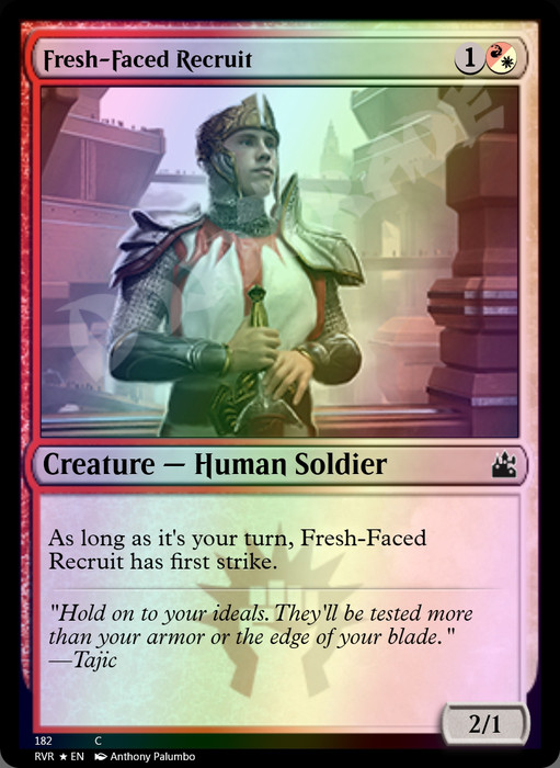 Fresh-Faced Recruit FOIL