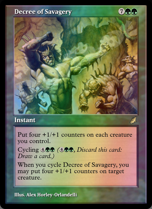 Decree of Savagery FOIL