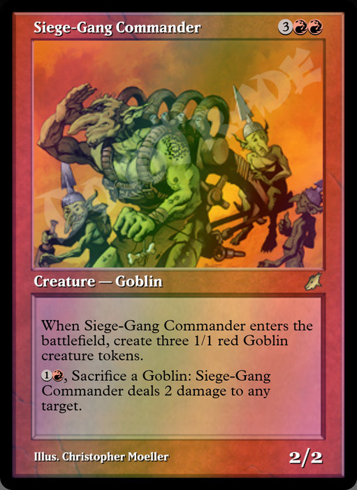 Siege-Gang Commander FOIL