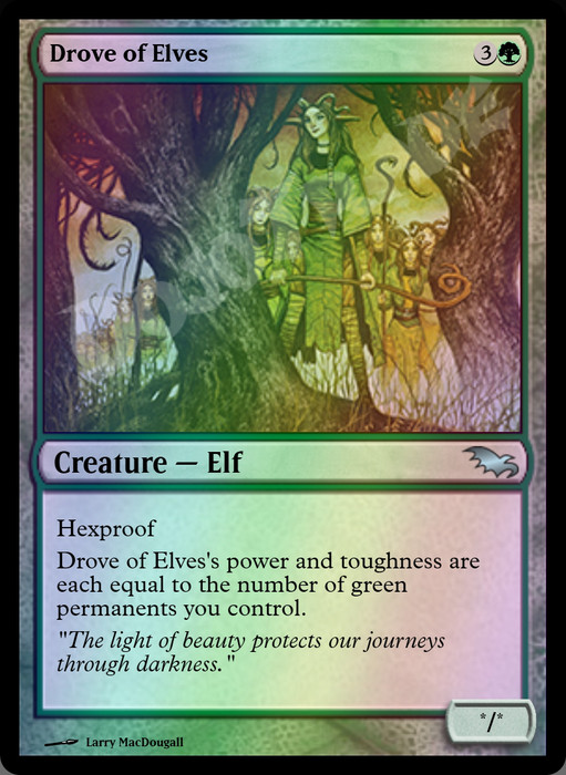 Drove of Elves FOIL