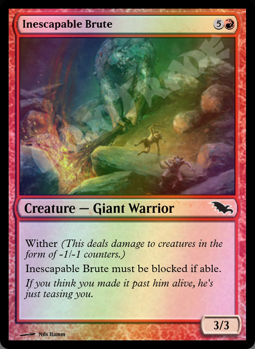 Inescapable Brute FOIL