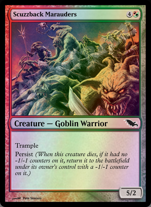 Scuzzback Marauders FOIL