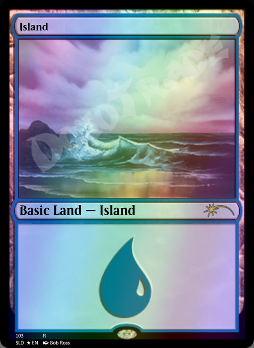 Island (Bob Ross #103) FOIL