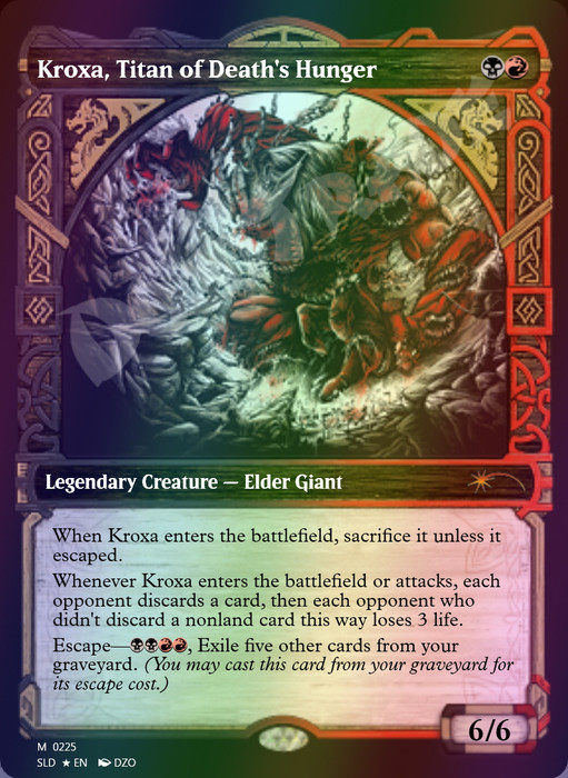 Kroxa, Titan of Death's Hunger FOIL