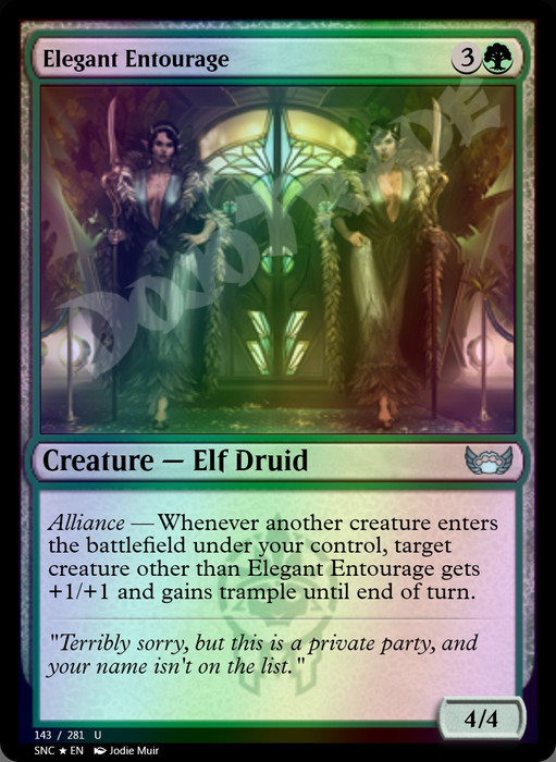 Elegant Entourage FOIL