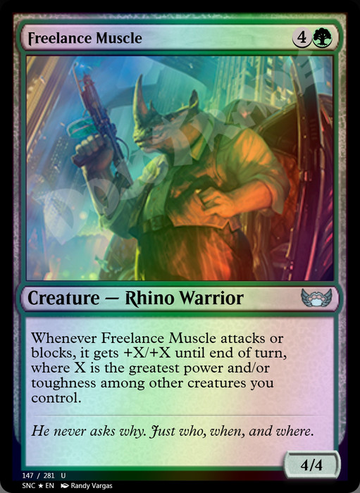 Freelance Muscle FOIL