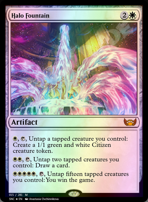 Halo Fountain FOIL