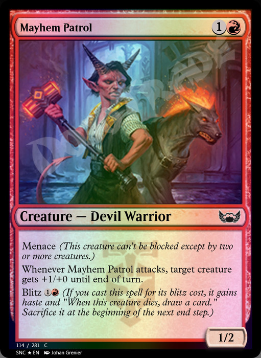 Mayhem Patrol FOIL