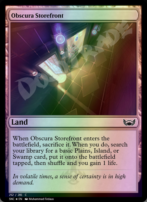 Obscura Storefront FOIL