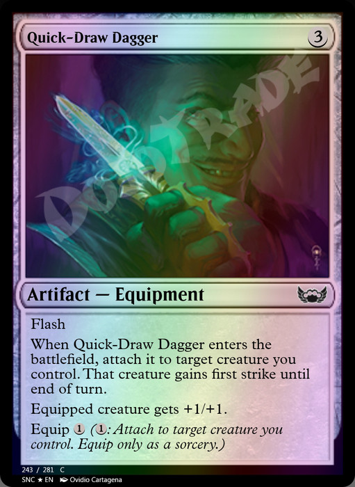 Quick-Draw Dagger FOIL